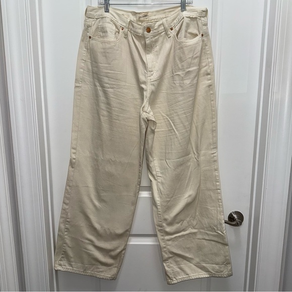 Universal Thread Denim - Target Universal Thread Off White Relaxed Wide Leg Jeans
